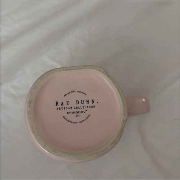 Rae Dunn “LOVE BUG” Pink Ceramic Mug -Everyday Gift - Picture 4 of 4